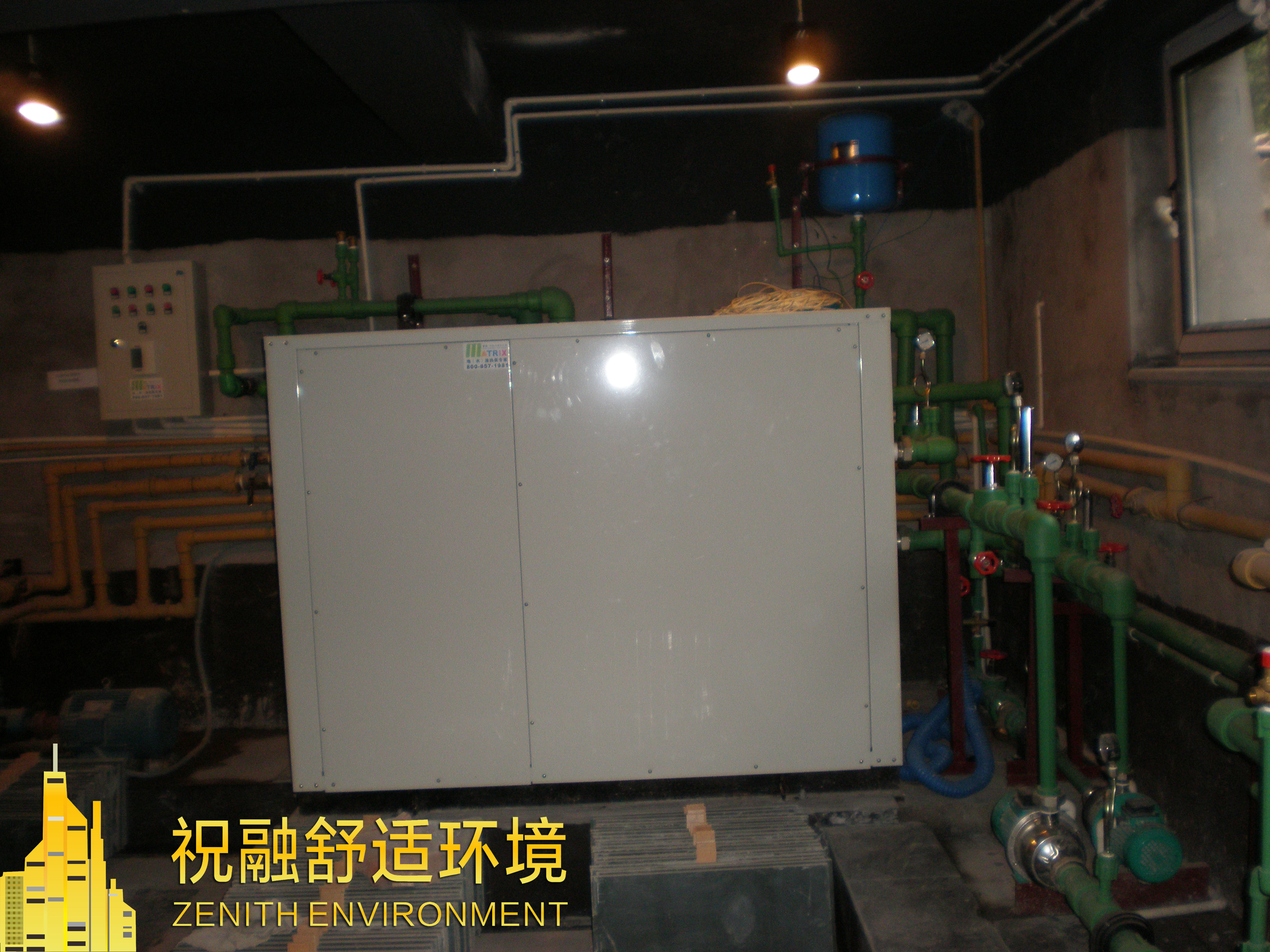 聯(lián)排別墅地源熱泵系統(tǒng)設(shè)計解決方案